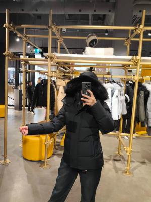 Cloud 羊毛饰边3/4夹克 女款
