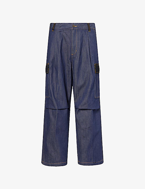 Carhartt WIP x Nicholas Daley工装牛仔裤