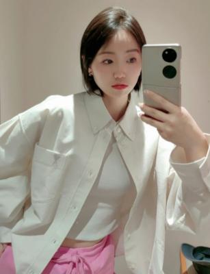 Ami de Coeur 棉斜纹布衬衫