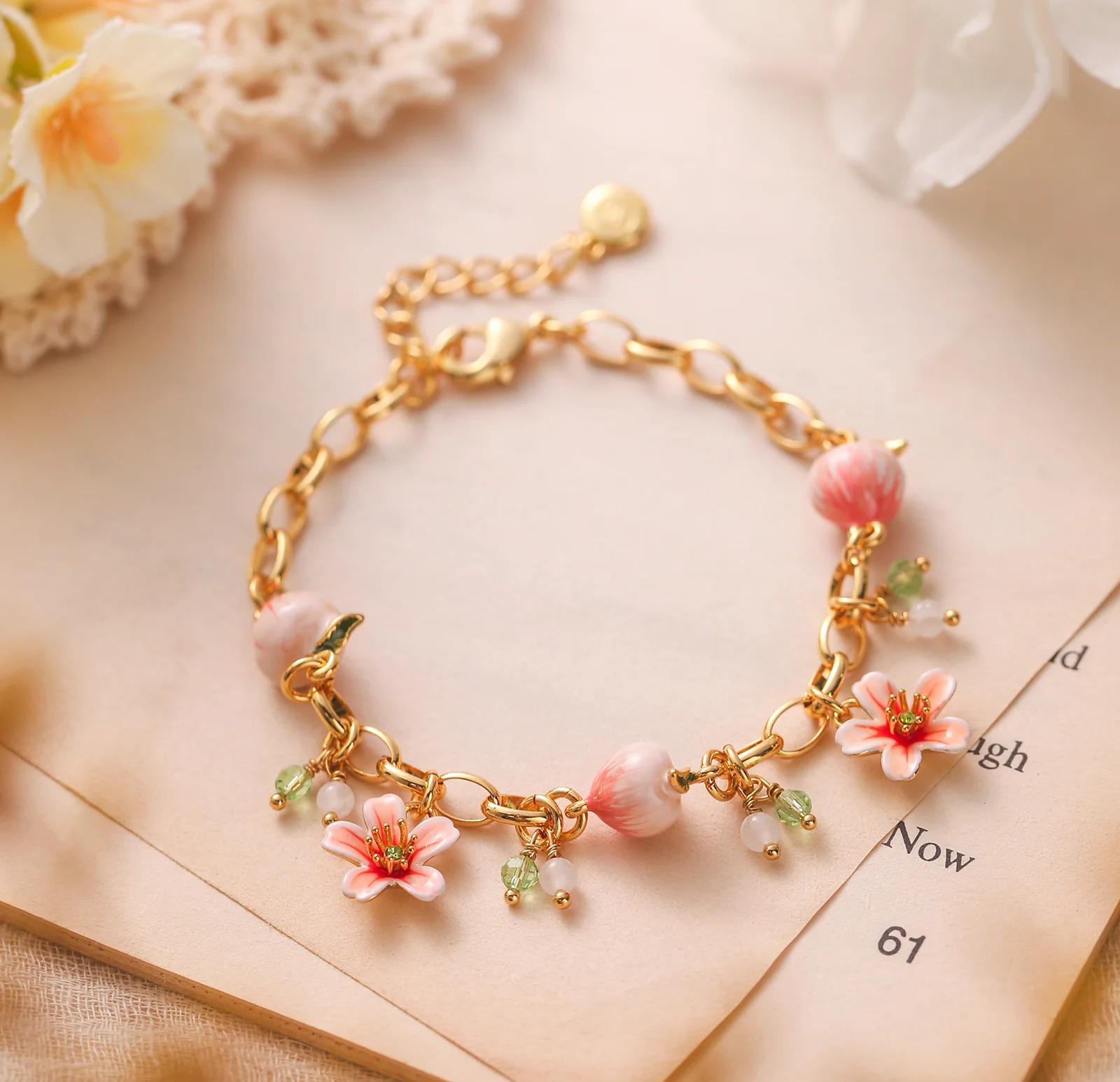 桃花手链
