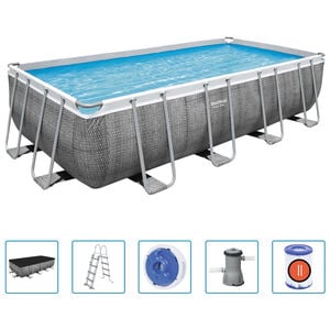 Bestway Power Steel 矩形泳池 488x244x122 cm