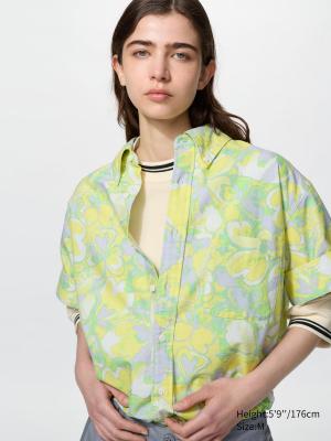 x F.RISSO 联名印花衬衫