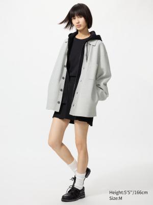 衬衫领针织开衫 男女同款