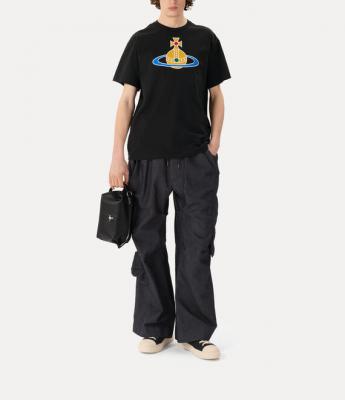 Vivienne Westwood Orb黑色宽松T恤