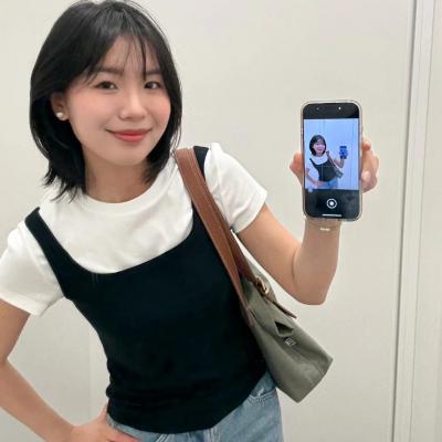 小方领背心