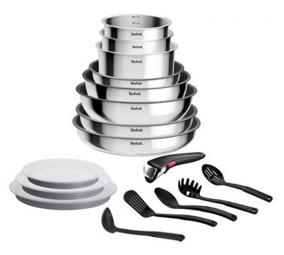 特福 Cook Eat 17 件不锈钢厨具套装