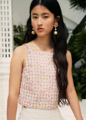 x Andión 联名印花吊带