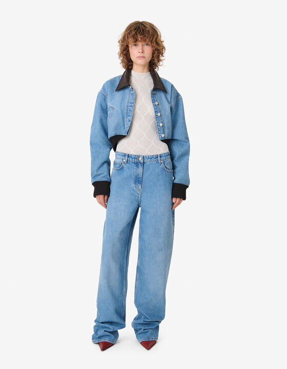 短款牛仔外套