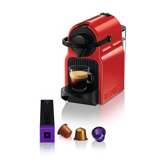 克鲁普斯Nespresso Inissia 1260 W红色咖啡机