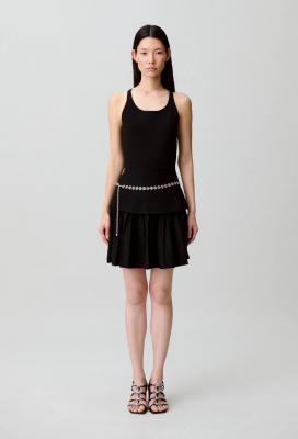 Claudie Pierlot 女士交叉吊带针织裙