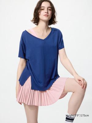 UNIQLO AIRism 女士V领T恤