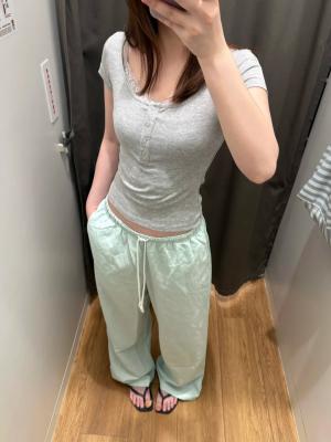 UNIQLO 女士麻织长裤