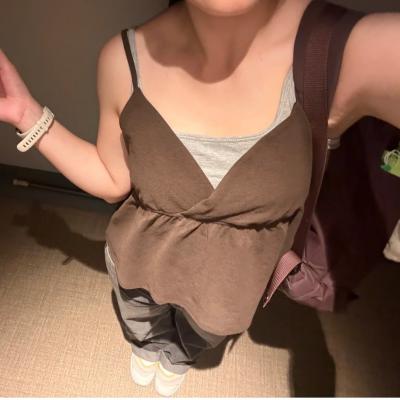 UNIQLO 亚麻混纺吊带上衣