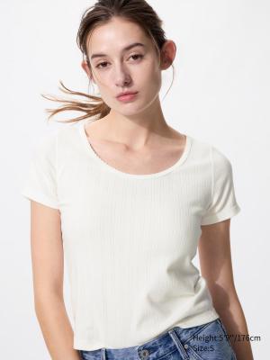 UNIQLO 女士圆领短袖T恤