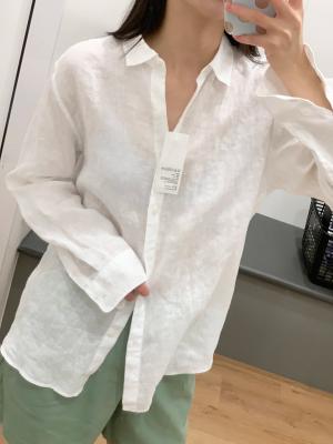 UNIQLO 100%亚麻女衬衫
