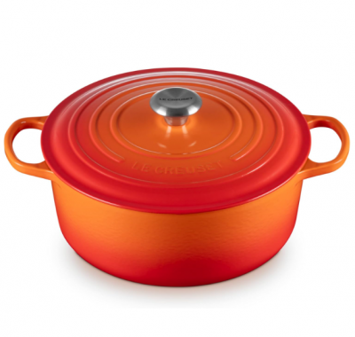 Le Creuset Signature 铸铁煎锅 橙色