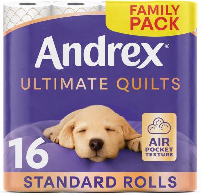 Andrex Ultimate Quilt 3层卫生纸16卷