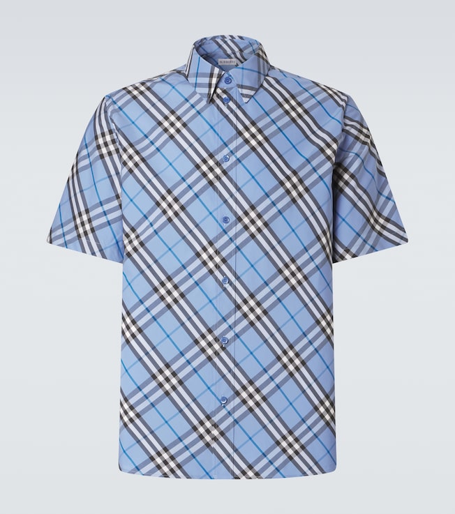 Burberry 格纹棉府绸衬衫