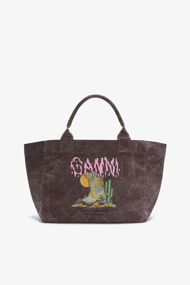 中号棕色手提包