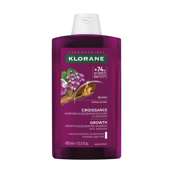 Klorane 奎宁腺苷生发洗发水 400ml