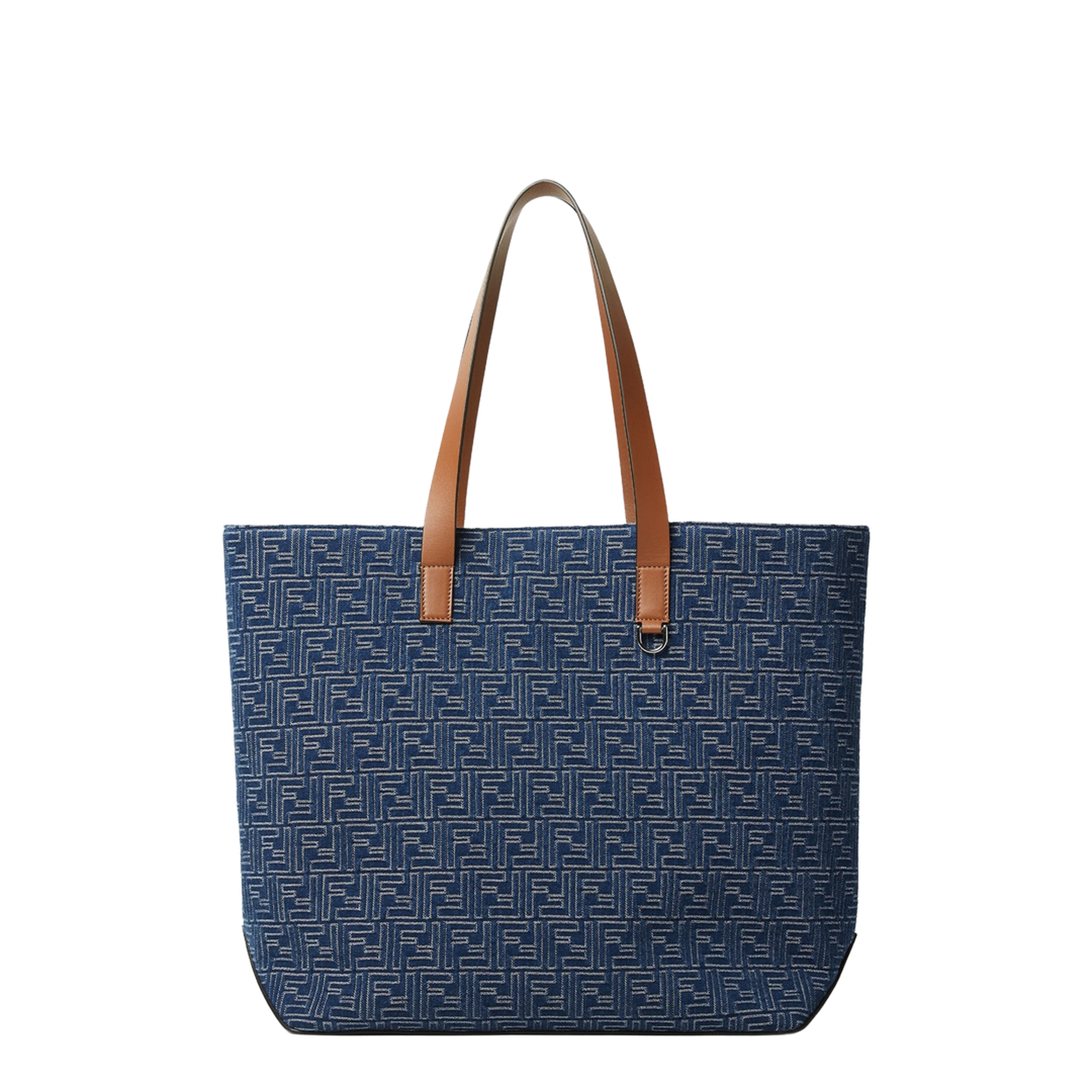 Fendi FF 藏蓝老花托特
