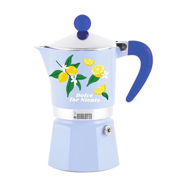 Bialetti Rainbow 摩卡壶(3杯·柠檬黄)