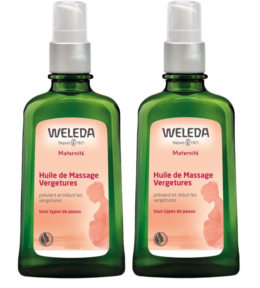 Weleda 维蕾德 妊娠纹按摩油 2×100ml