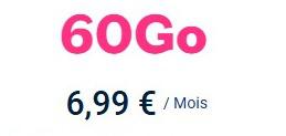 6.99欧60G套餐