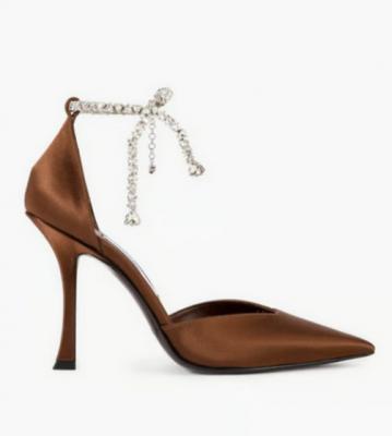 Jimmy Choo Stevie 100 皮革高跟鞋