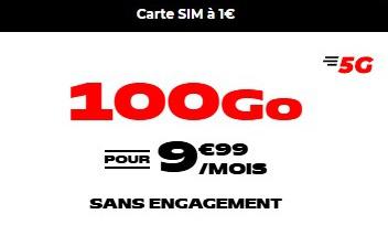 NRJ 9.99欧100G套餐 5G信号