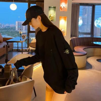 徽标圆领卫衣大童