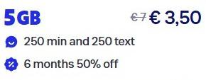 5 GB  前6个月5折