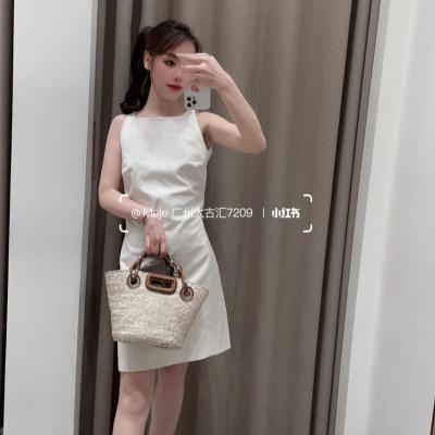 斜纹迷你连衣裙