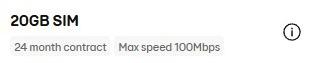 20GB  套餐