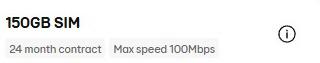 150GB 套餐
