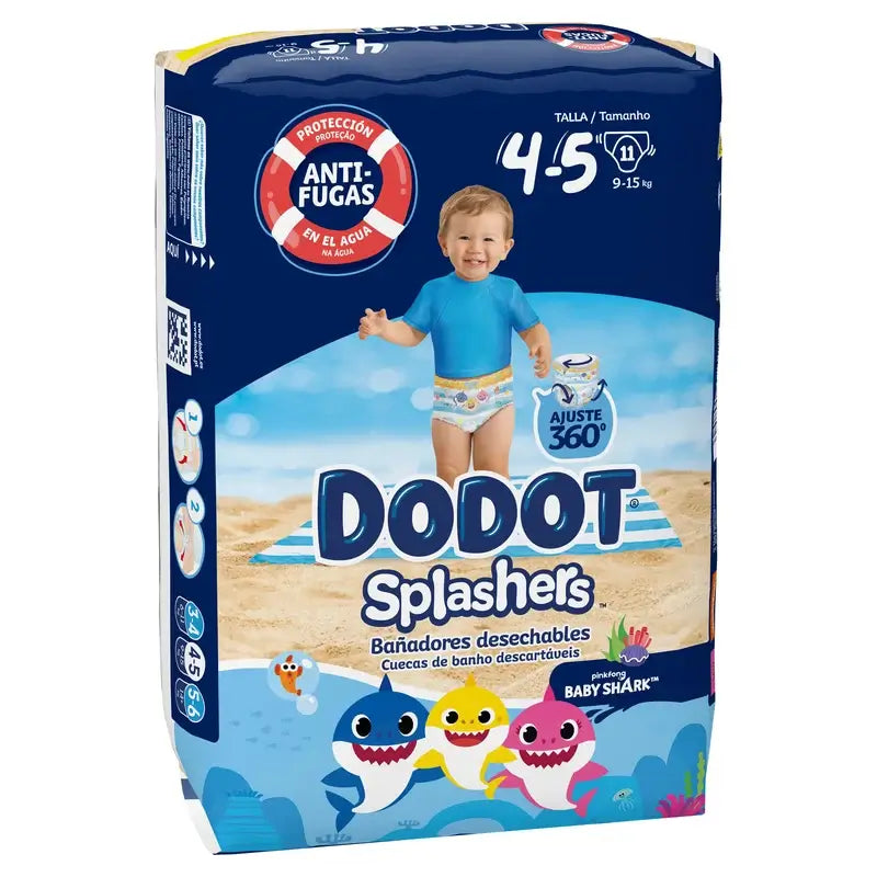 Dodot Splashers 水中尿布 4-5号，11个单位