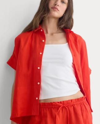 Everlane 亚麻方框衬衫