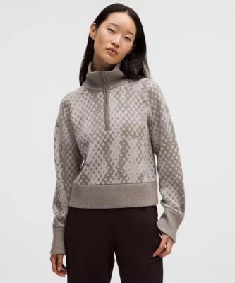 Lululemon Merino羊毛半拉链卫衣 SLNSH款