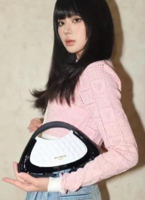 BALMAIN Jolie Madame 中号双色链条包