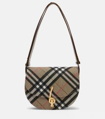 Burberry Bridle 小号格纹斜挎包