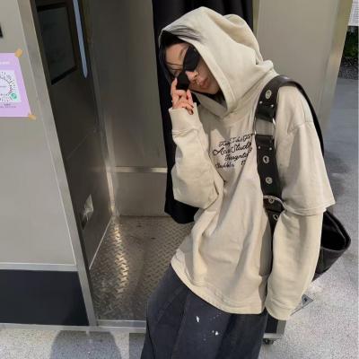 层叠棉质卫衣
