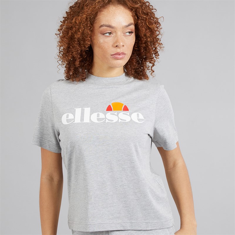 Ellesse 女士 Stauf Logo T恤 浅灰色