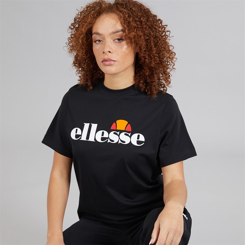 Ellesse 女士 Stauf Logo T恤 黑色