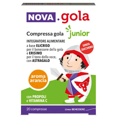 Nova Gola橙味润喉片 20 片