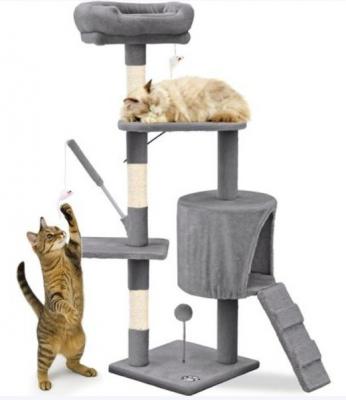 Vounot 灰色 112cm 多层猫爬架