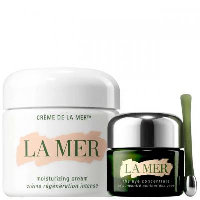 LA MER眼部精华15ml+奇迹面霜100ml套组