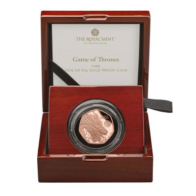 权力的游戏 50p 彩色纪念金币