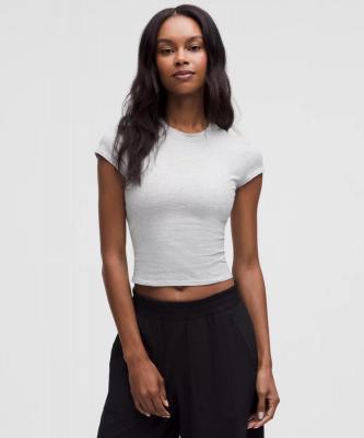 Lululemon Organic Cotton Baby Tee 学院风