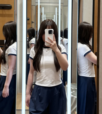 Lululemon Organic Cotton Ringer 婴儿T恤 Courtside