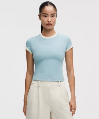 Lululemon Courtside 有机棉拼色婴儿T恤